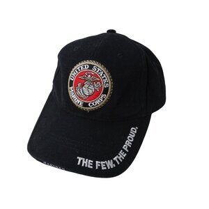 Rothco United States Marine Corps Adjustable Baseball Cap Black One Size